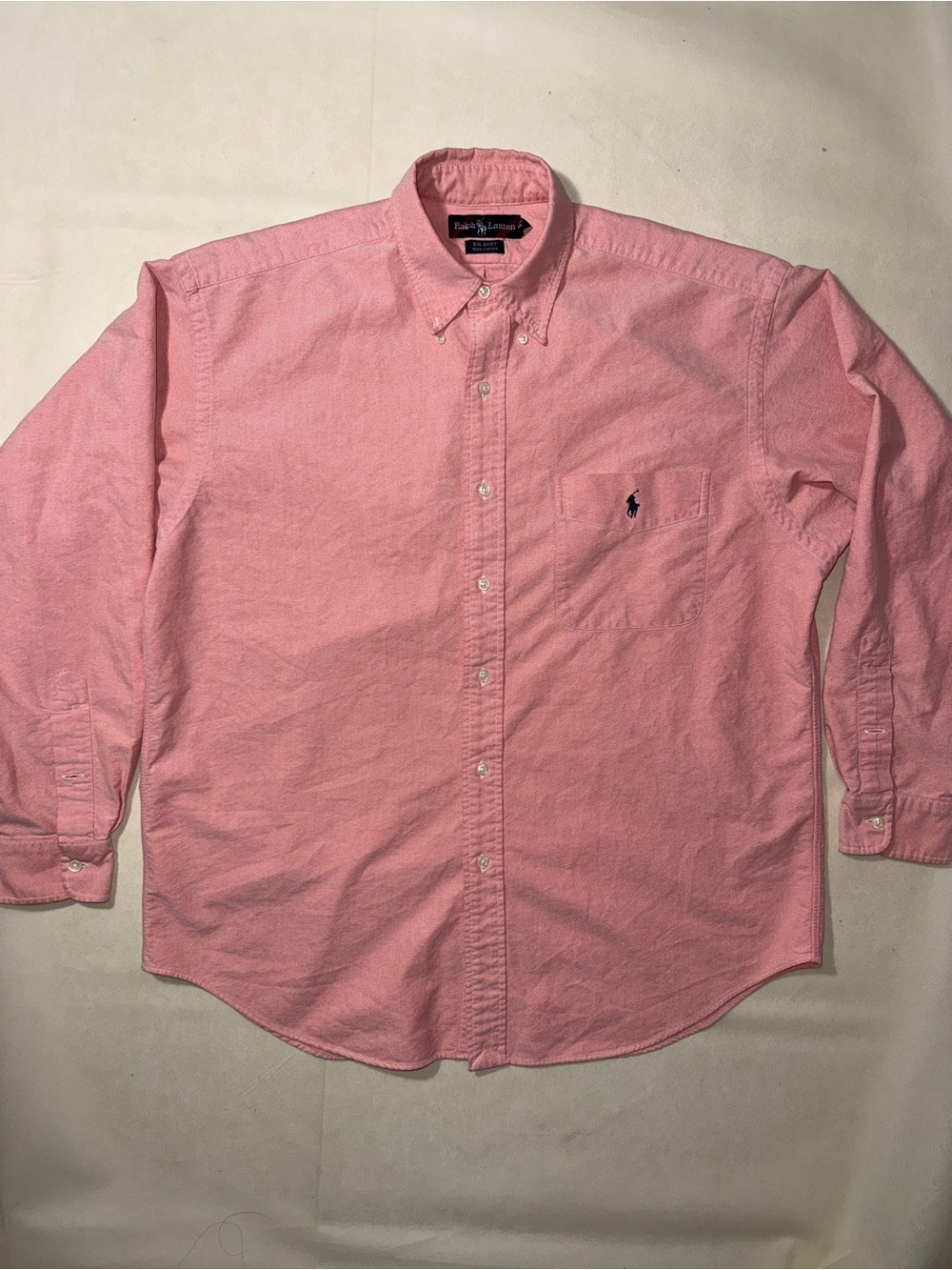 Ralph Lauren Pink Button-Down Oxford Shirt